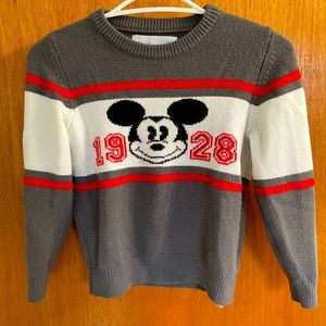 Boys’ knitted Mickey sweater, Disney Store exclusive, size 9/10
